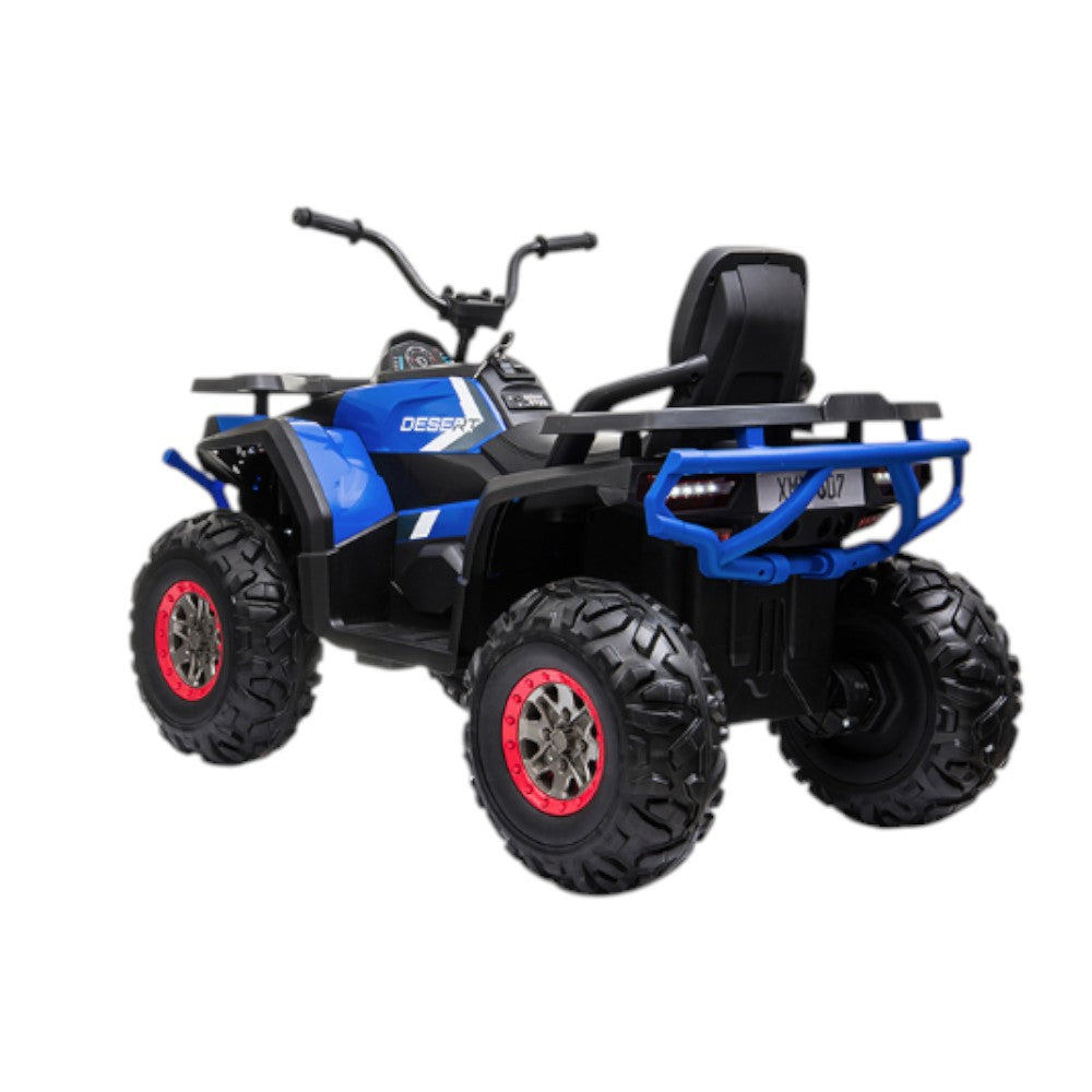 Cuatrimoto Recargable R/C Azul/Negro 12V