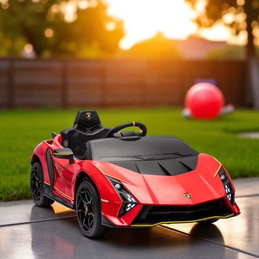 Carro Recargable Lamborghini W/RC Rojo 12V