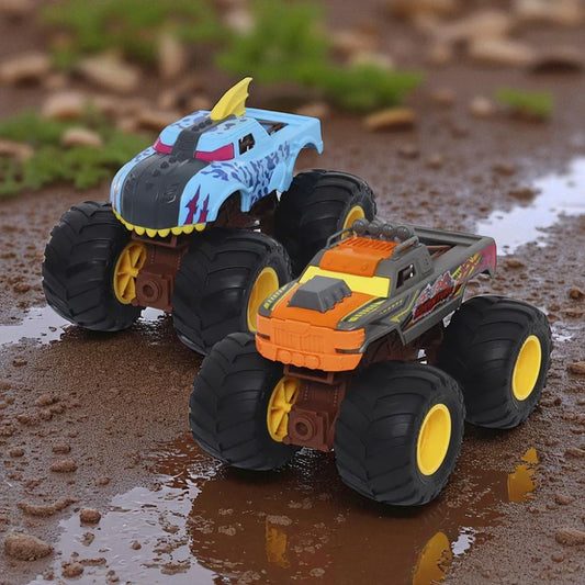 Juego 2 Camionetas Todo Terreno Motor Rush Happy Line 25 Cm Surtido