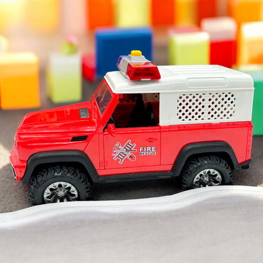 Camioneta De Bombero 1:16 C/Luz Y Sonido