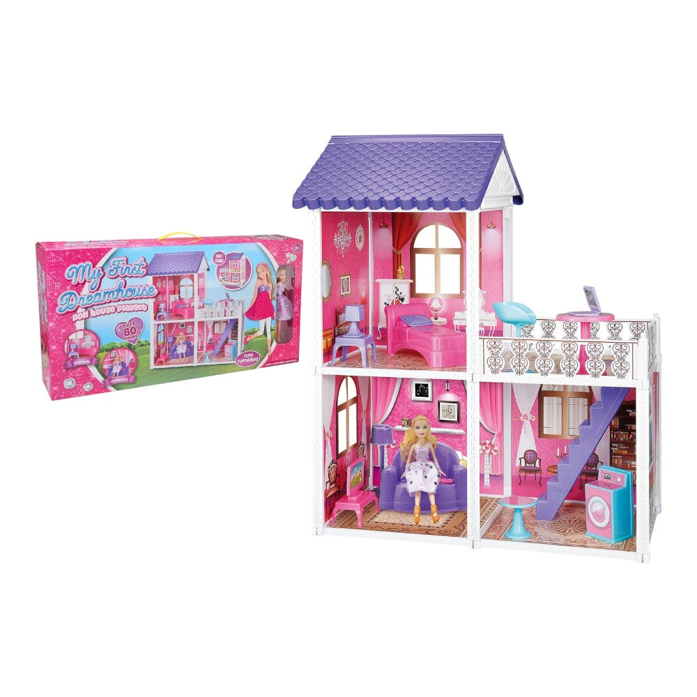 Casa Para Muñeca Fashion Villa C/Accesorios 89 Piezas
