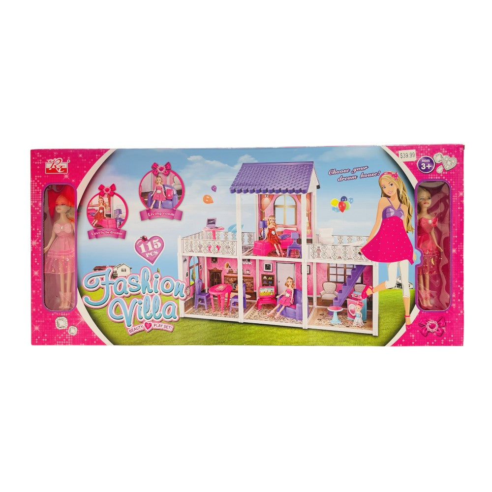 Casa Para Muñeca Fashion Villa C/Accesorios Star Toy