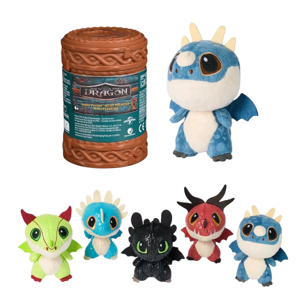 Mini Peluche Coleccionable Cómo Entrenar a tu Dragón - 3" - Surtidos