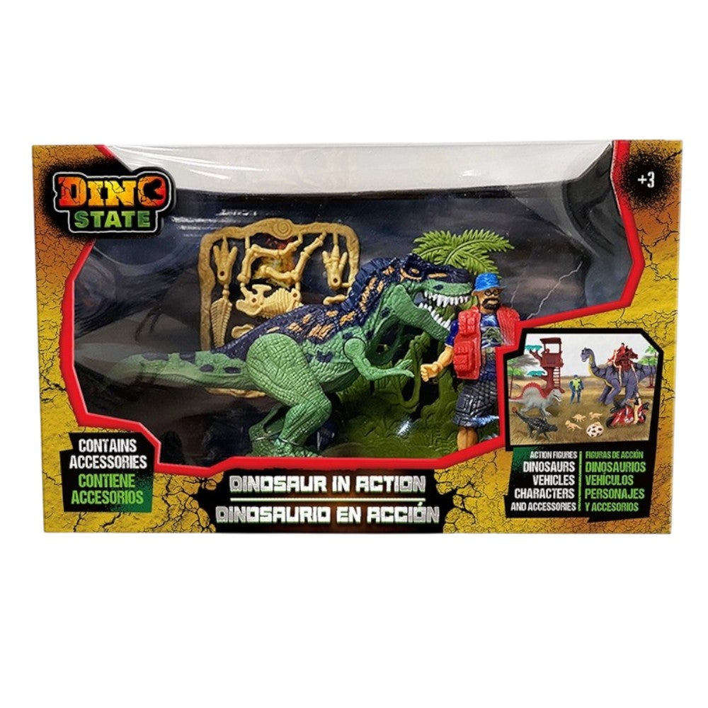 Figura Set Dinosaurio c/ Esqueleto Fósil / Dino Troops Kids