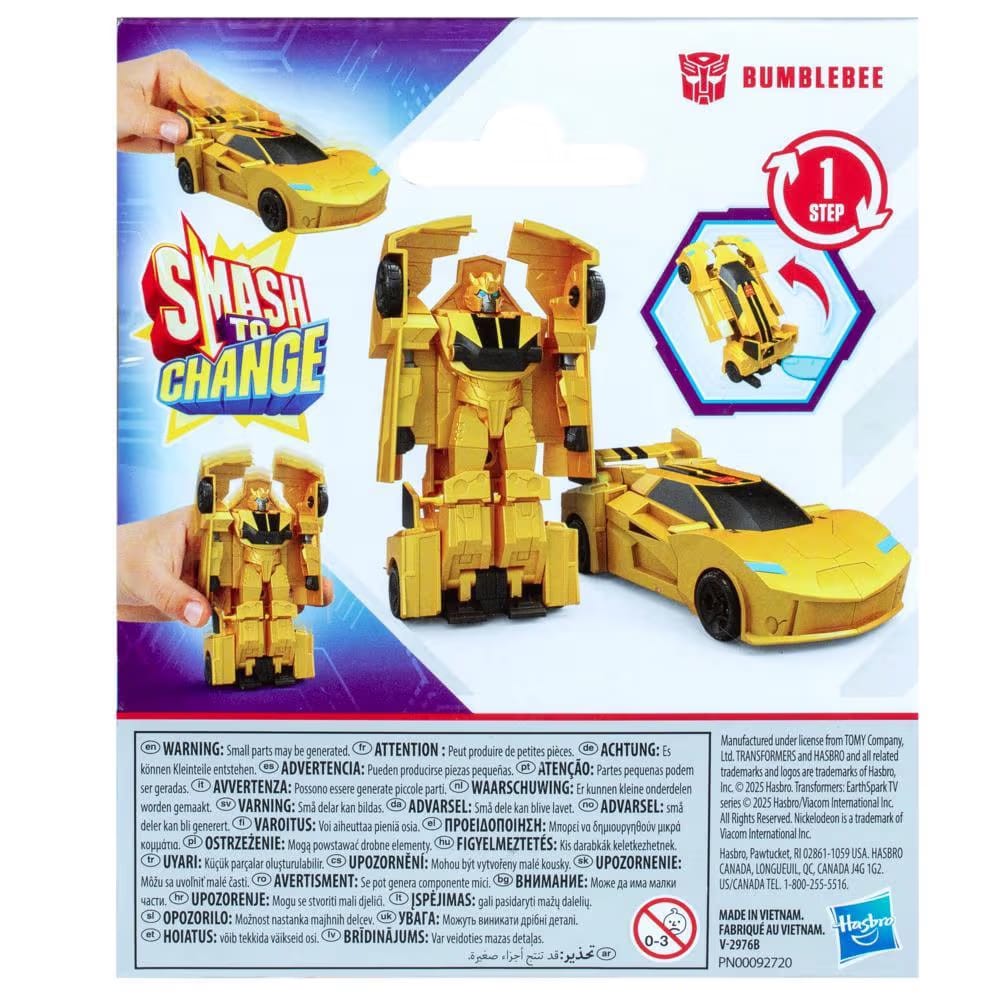 Figura Transformers Earthspark Step Smash Changers