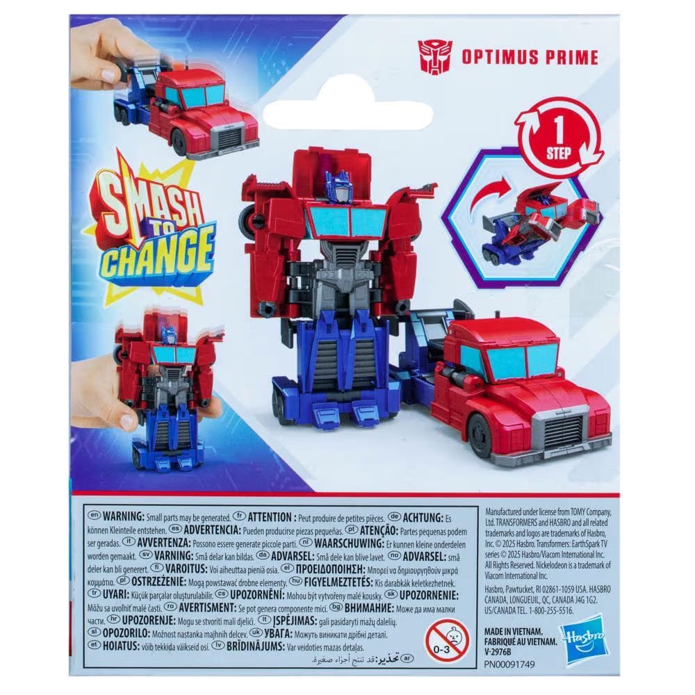 Figura Transformers Earthspark Step Smash Changers