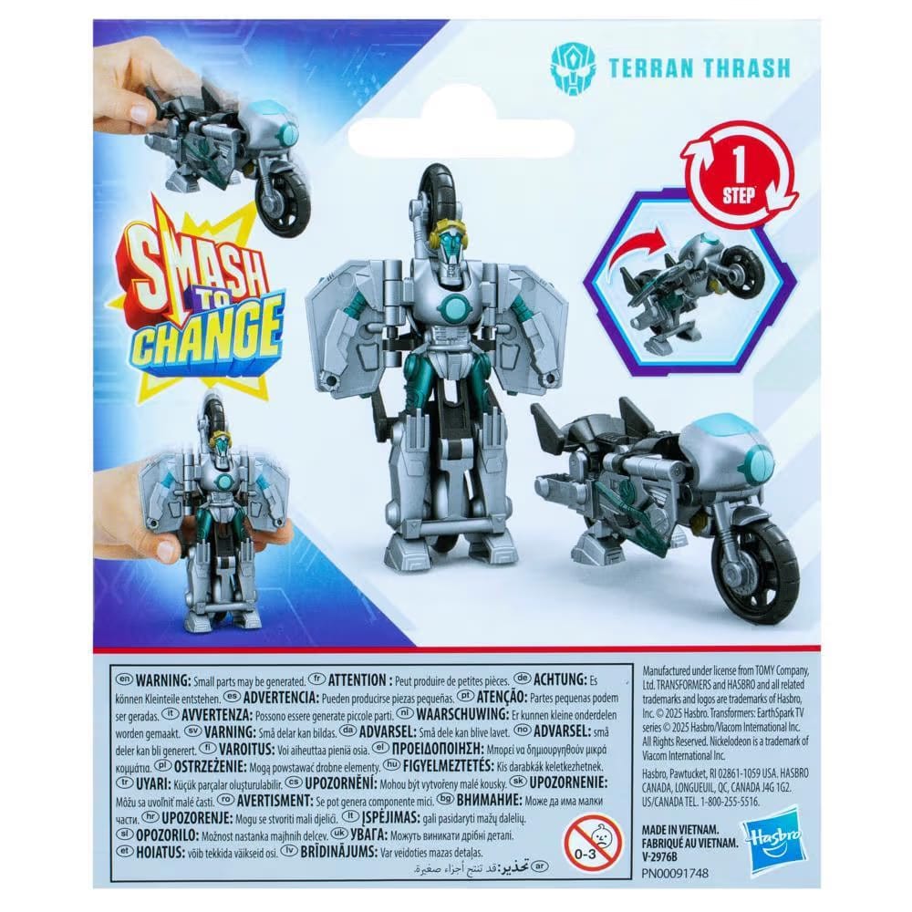 Figura Transformers Earthspark Step Smash Changers