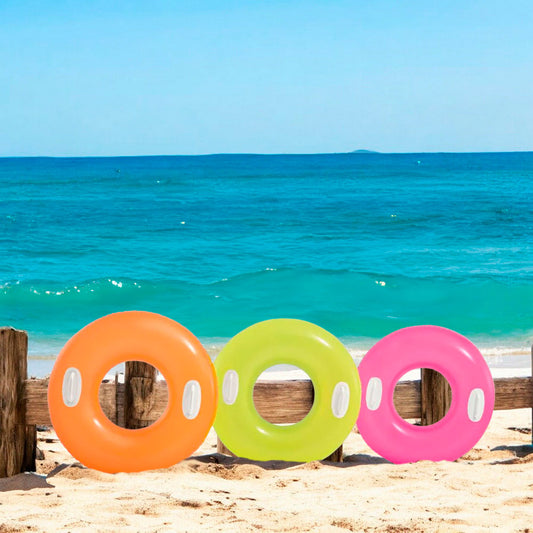 Flotador de Aro Intex Hi Gloss Con Agarre 76 cm - Surtido