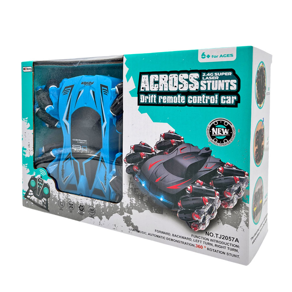 Carro C/Remoto Across 2.4G Super Laser Stunts/Surtido