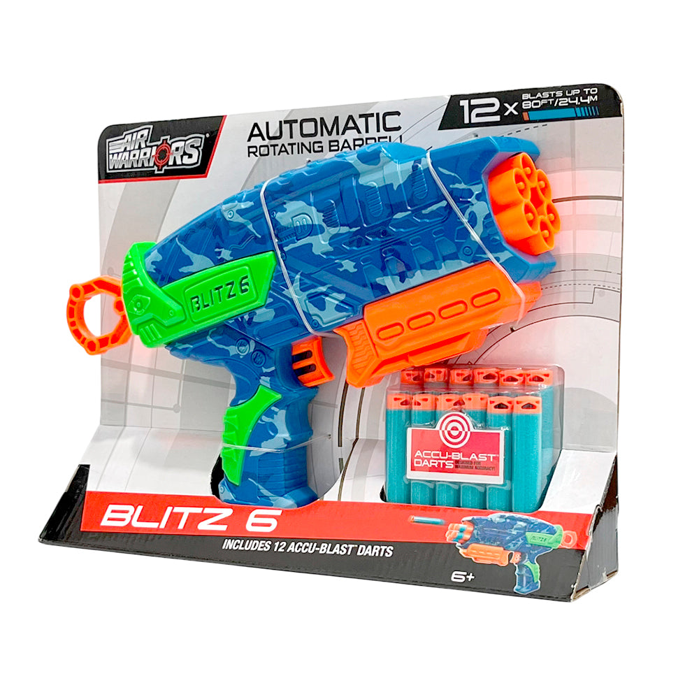 Lanzador de Dardos Blitz 6 con Print / Air Warriors