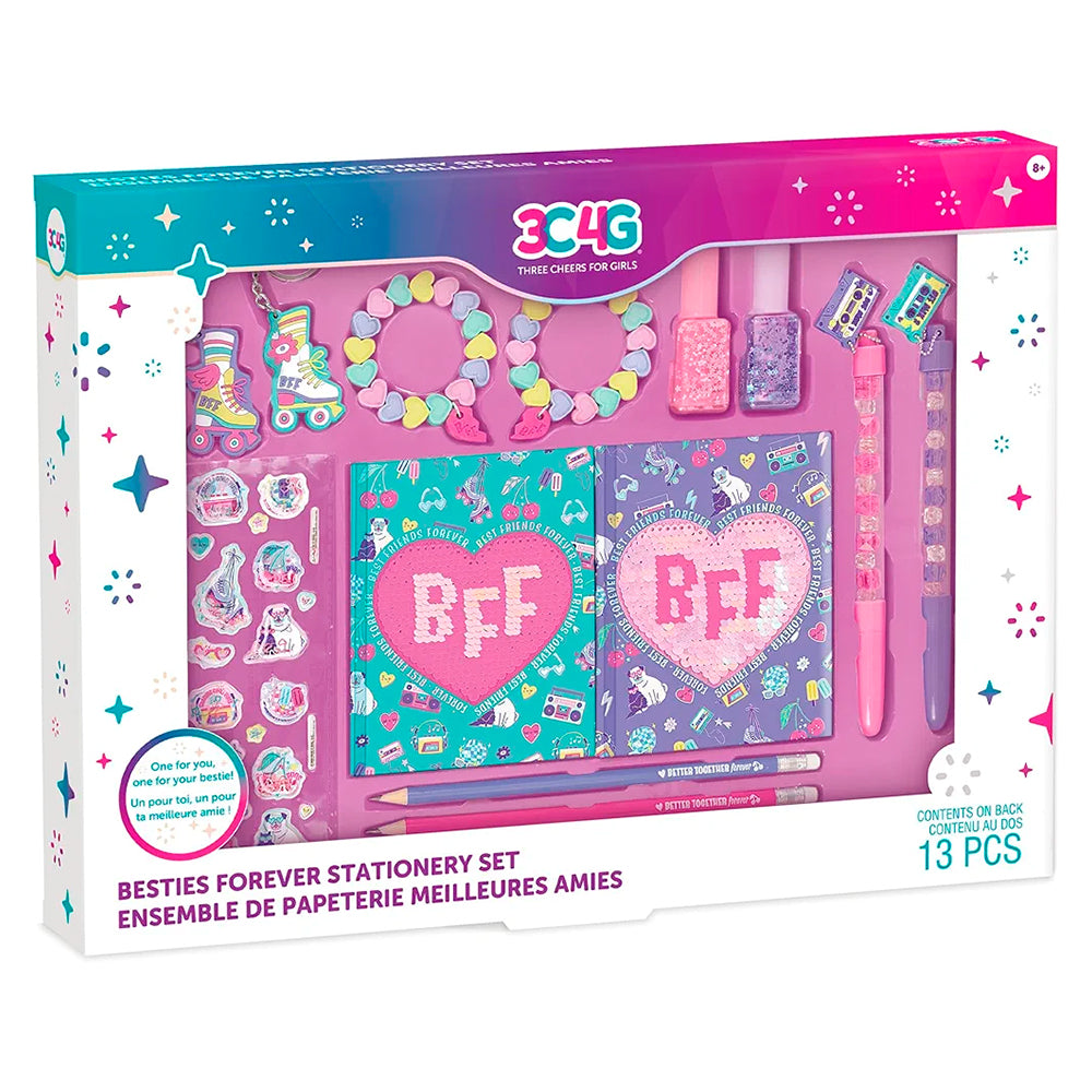 Set De Papelería Mejores Amigos 3C4G