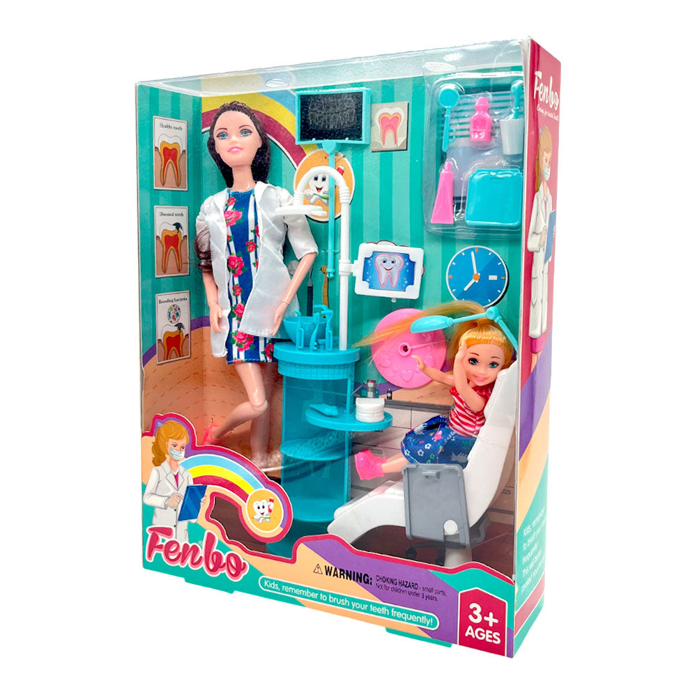 Muñeca Fenbo Dentista Pediatra