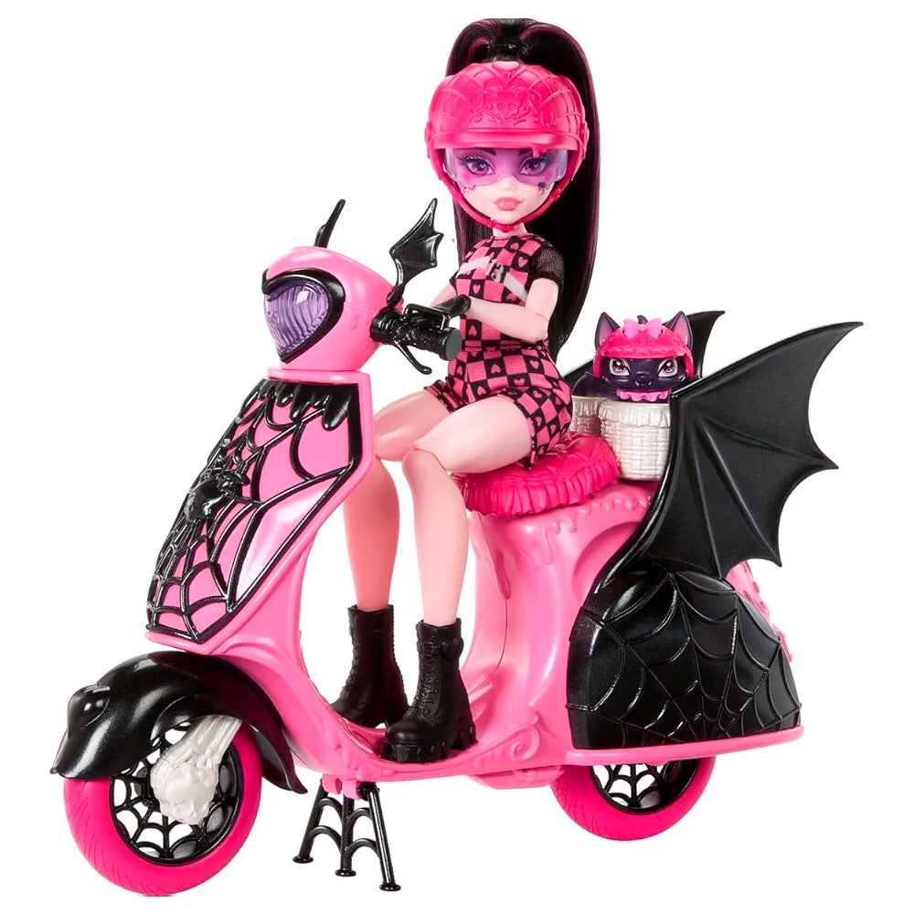 Muñeca Monster High Draculaura C/Scooter