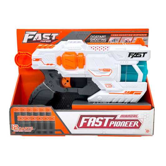 Pistola Con 12 Dardos Fast Pioneer