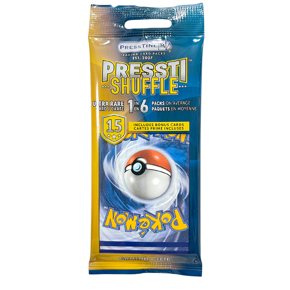 Cartas Pressti Shuffle 15 Pokémon / Presstine / Surtido