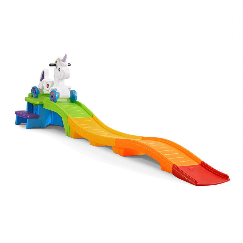 Pista Montaña Rusa Con Coche Unicornio Step 2