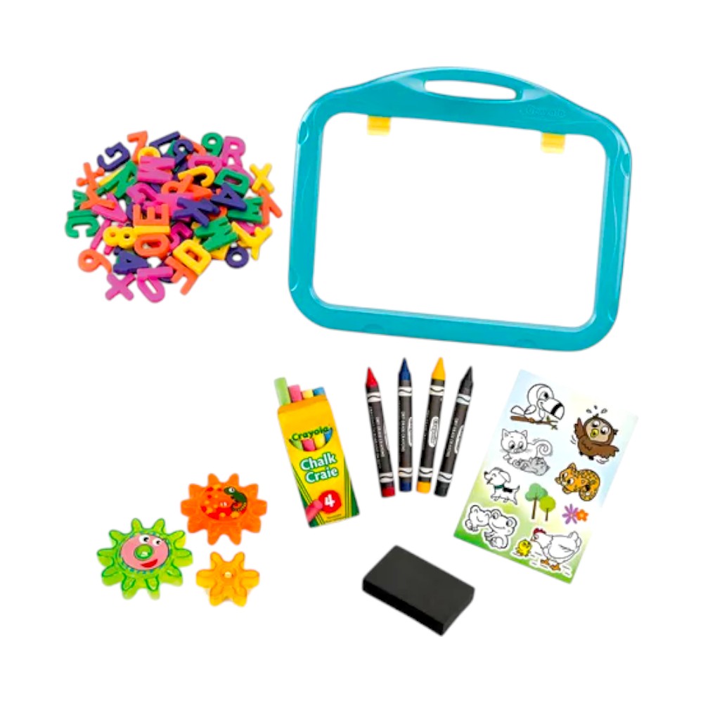 Tablero Crayola Doble Cara - Portátil / Libro Cuentos Magnético