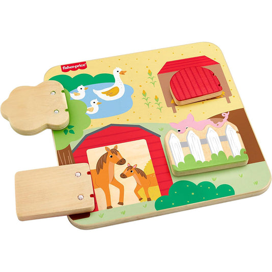 Tablero de Madera Animales de Granja / Fisher-Price