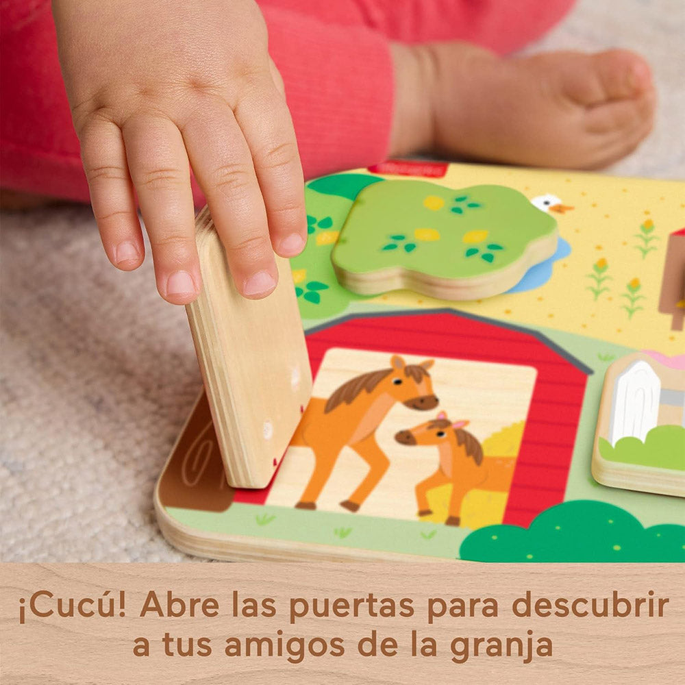 Tablero de Madera Animales de Granja / Fisher-Price