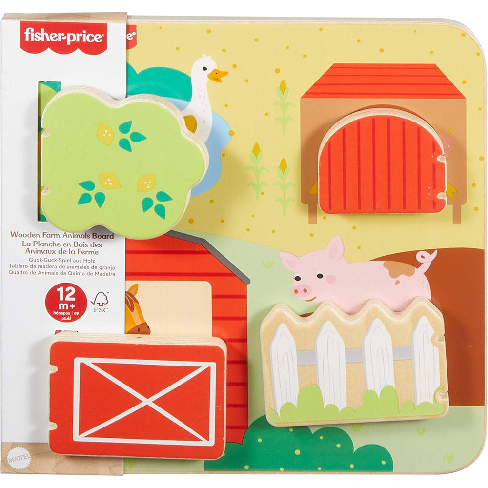 Tablero de Madera Animales de Granja / Fisher-Price