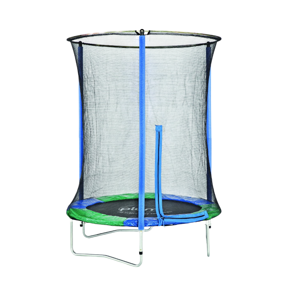 Trampolín De 4 Pies Azul/Verde con Malla de Seguridad