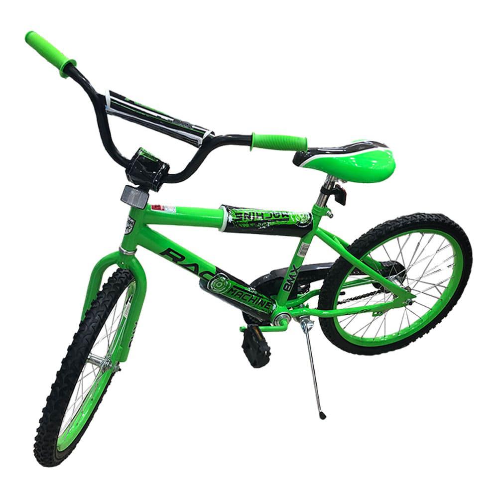 Bicicleta Deluxe Racer Verde Neón con Negro de 20"
