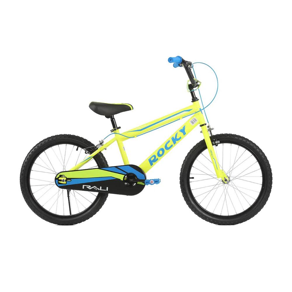 Bicicleta Rali BMX Rocky 20 " Para Niño Amarillo
