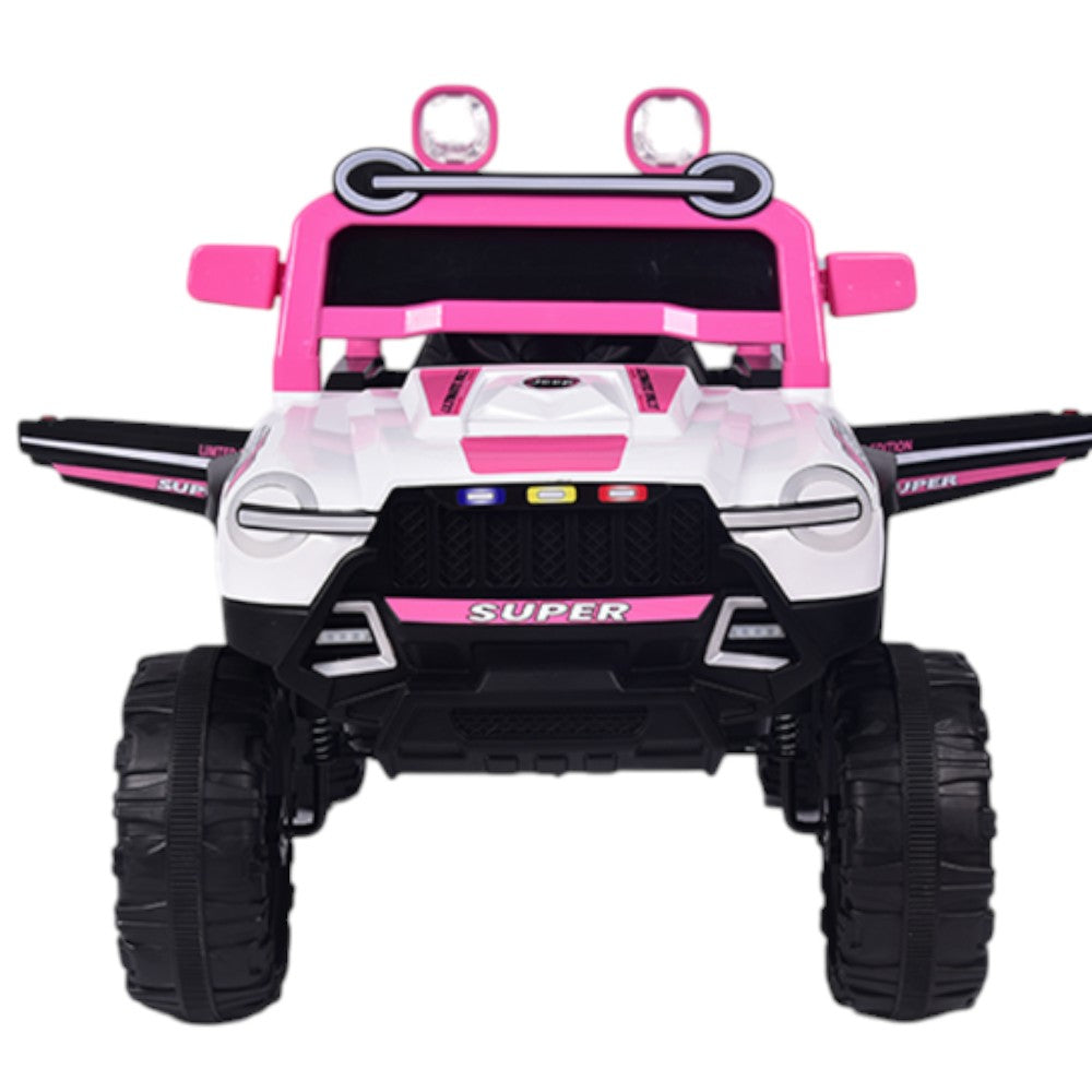 Carro Recargable Jeep Varetti Super Power W/RC Rosa