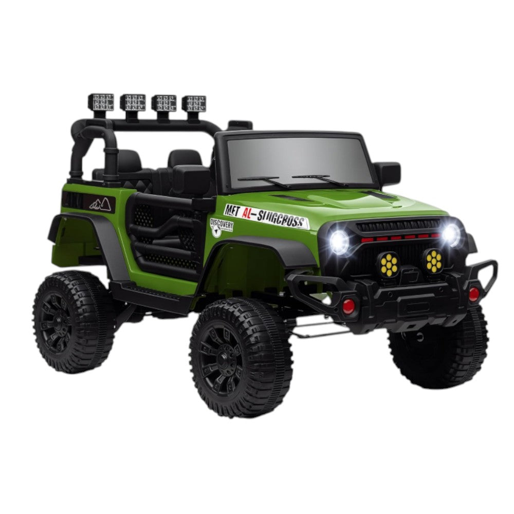 Carro Recargable R/C Verde Aventura 12V