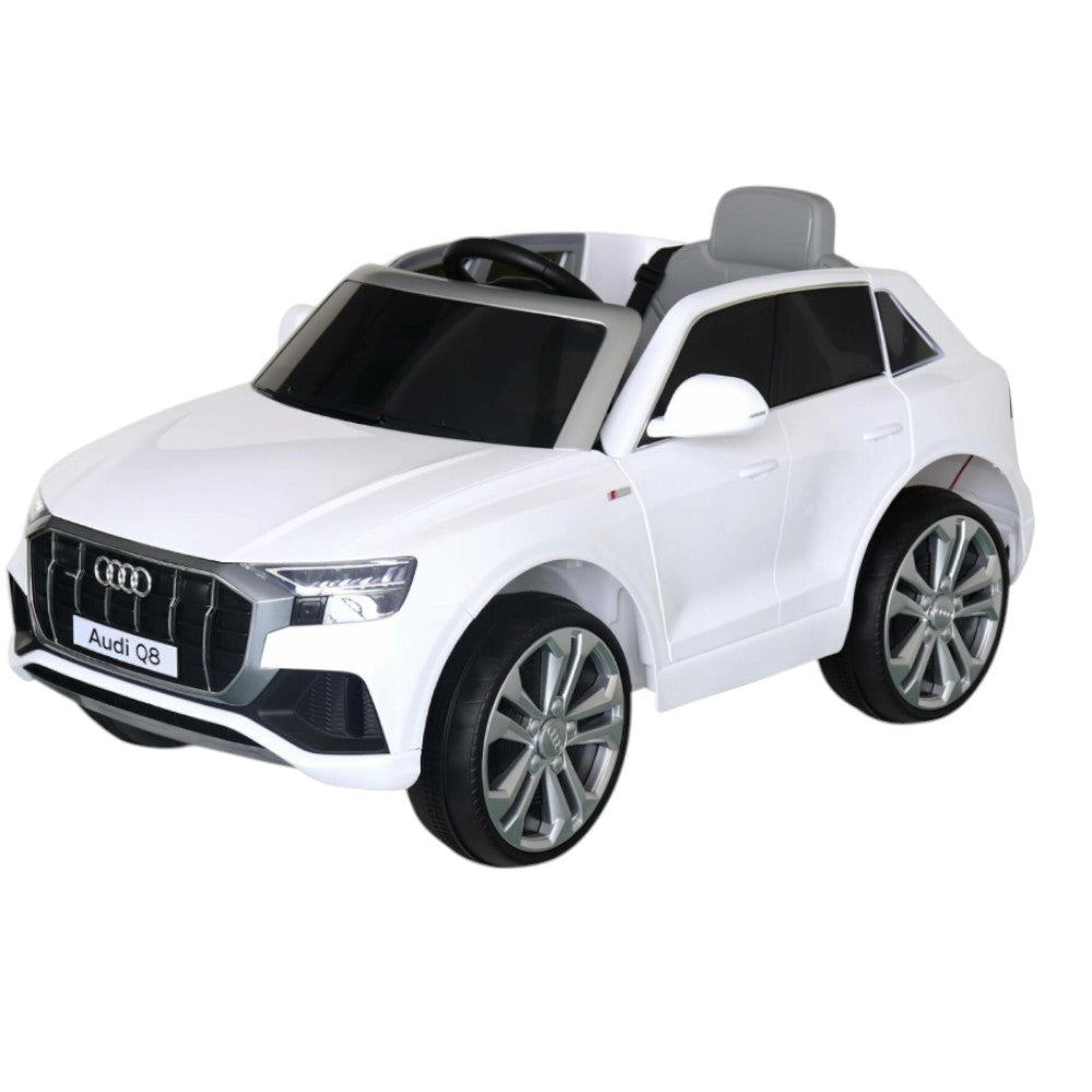 Carro Recargable Audi Q8 W/RC Blanco 6V