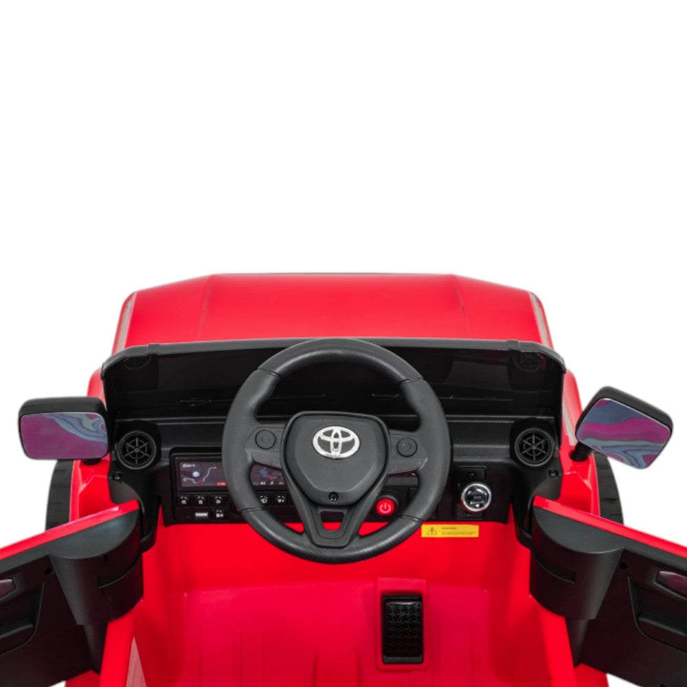 Carro Recargable Toyota Prado R/C Rojo 6V