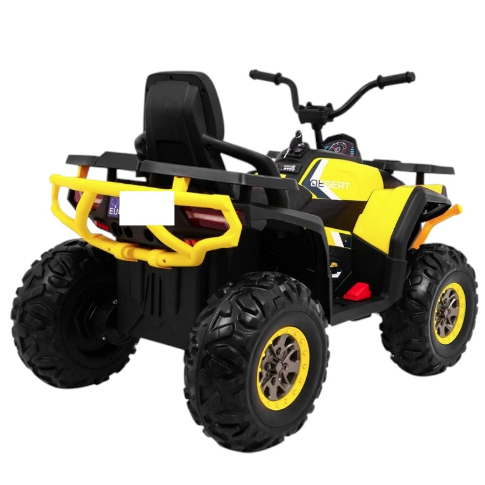 Cuatrimoto Recargable Amarillo/Negro Overseas
