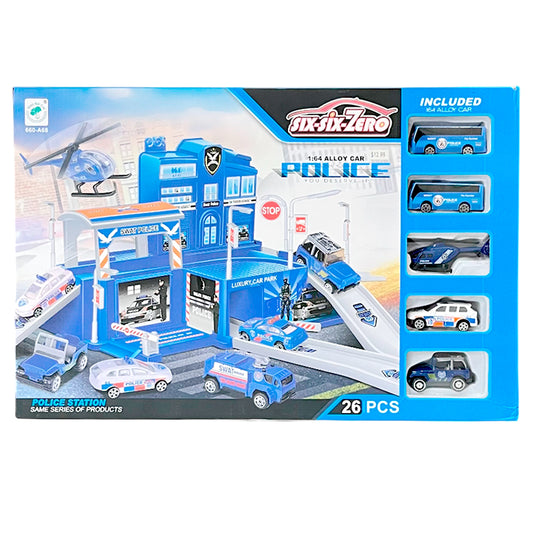 Estacionamiento Policía Vehículos Surtidos / Six-Six-Zero