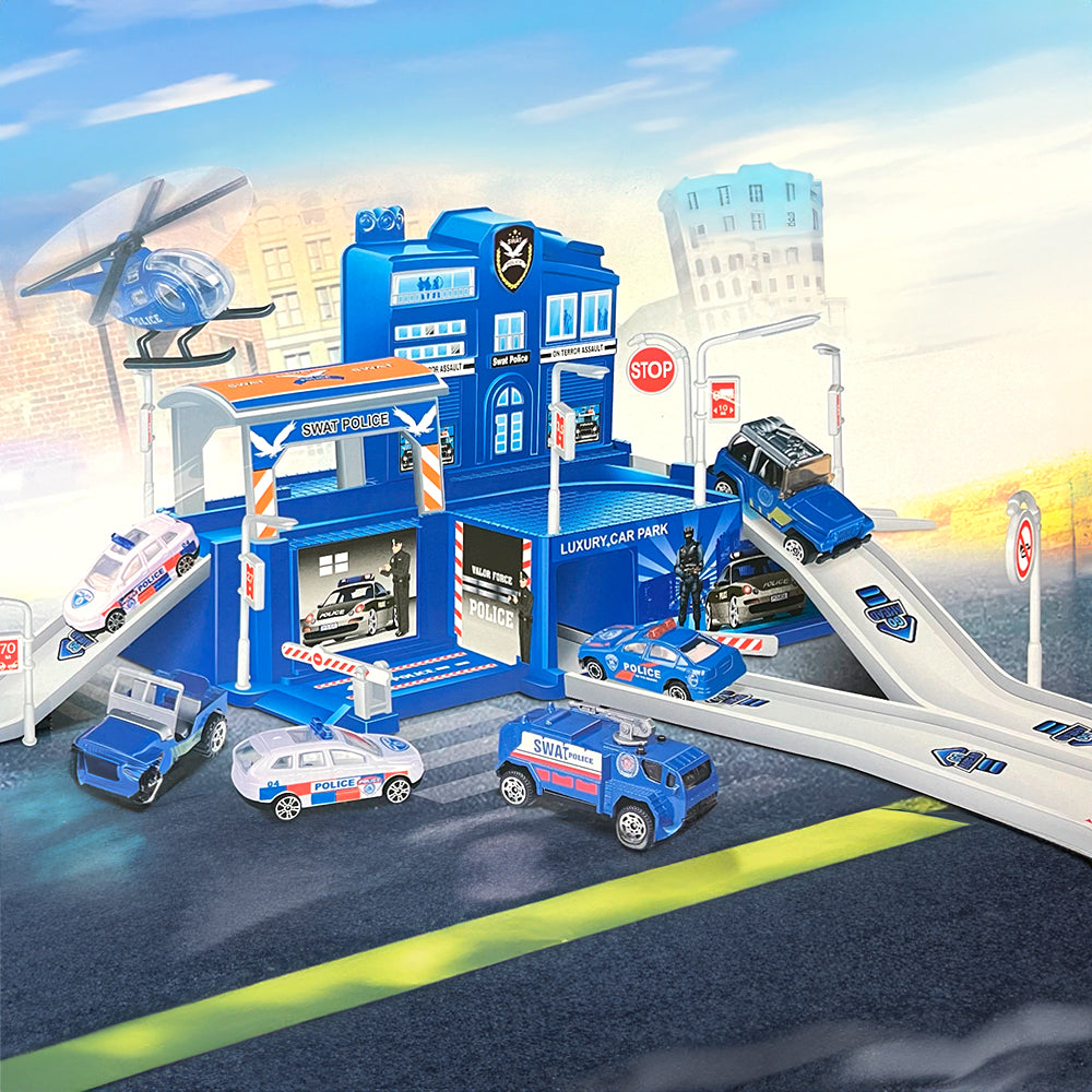 Estacionamiento Policía Vehículos Surtidos / Six-Six-Zero