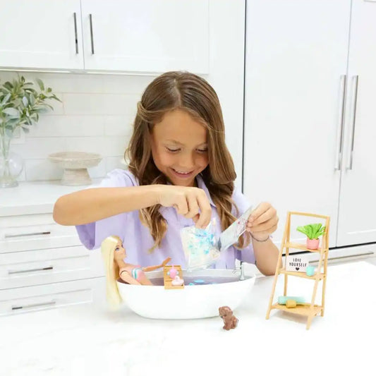 Muñeca Barbie Baño De Burbujas