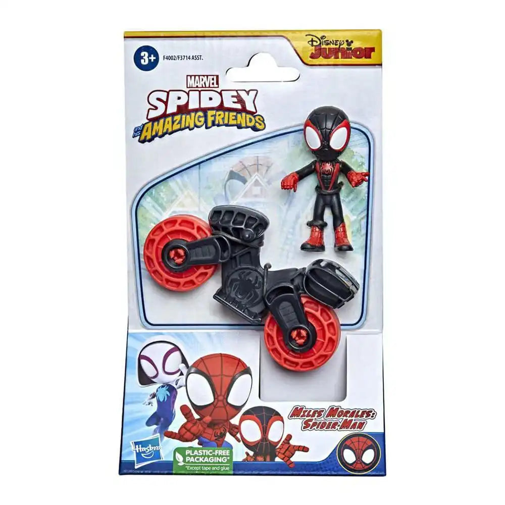 Figura Spidey con Moto - Surtido