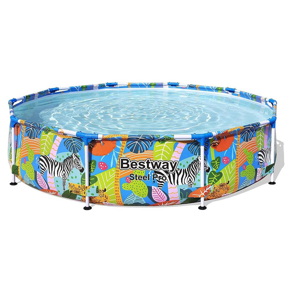 Piscina Bestway Steel Pro Diseño de Animales 305 cm x 66 cm