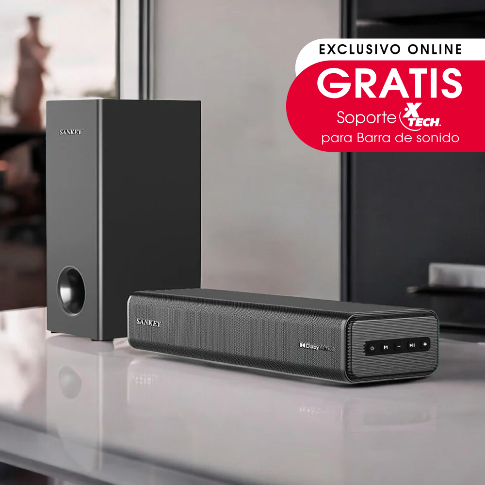 Barra de Sonido Sankey 2.1 Canales / Con Tecnología Dolby Atmos