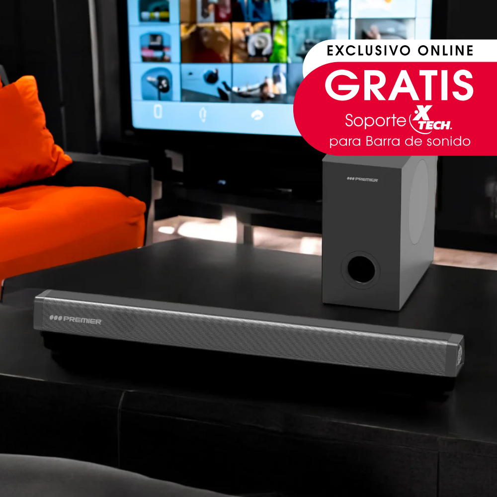 Barra de Sonido Premier 2.1ch Con Subwoofer