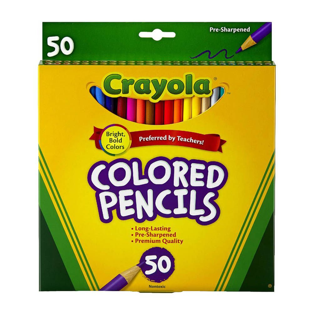 Lápices Crayola de 50 Colores