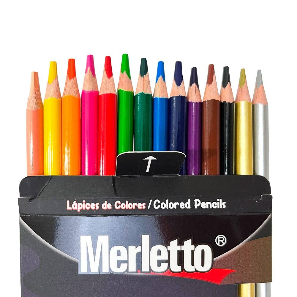 Lápices de Colores Prime 14 Merletto / 14 Piezas - Merletto - Titan.com.pa - 7450209413461