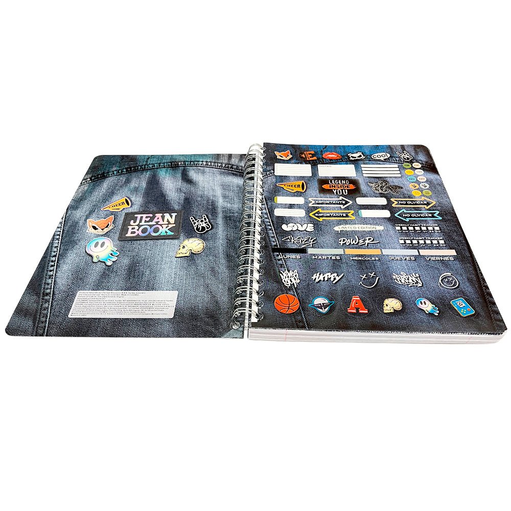 Libreta Grande Norma Jean Book / 5 Materias / Espiral Doble / Surtido - Norma - Titan.com.pa - 7702111247307