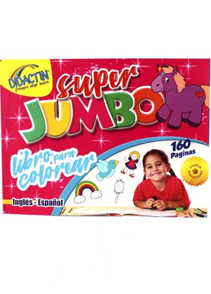 Libro Para Colorear Didactin Super Jumbo 160 Páginas