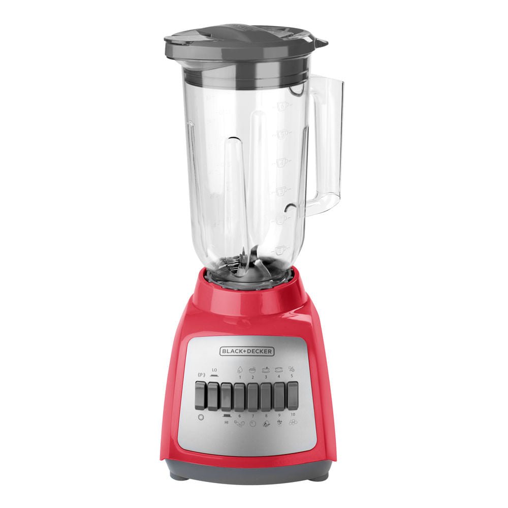 Licuadora Black & Decker DuraPro Colors Jarra Plástica Roja