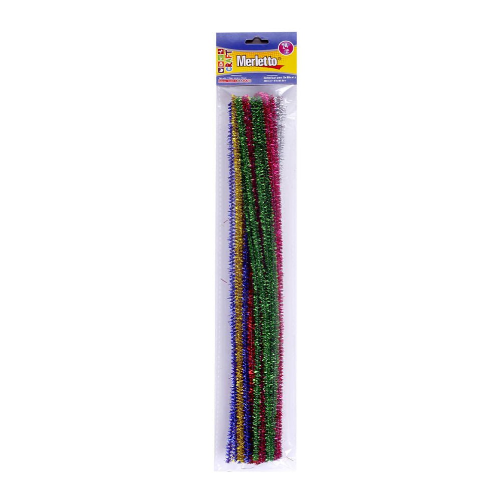 Limpiapipas Merletto de Colores Metalizados 24 Piezas