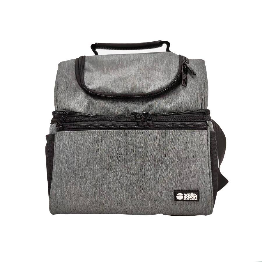 Lonchera Thermica Walk Safari Grande 12L Gris