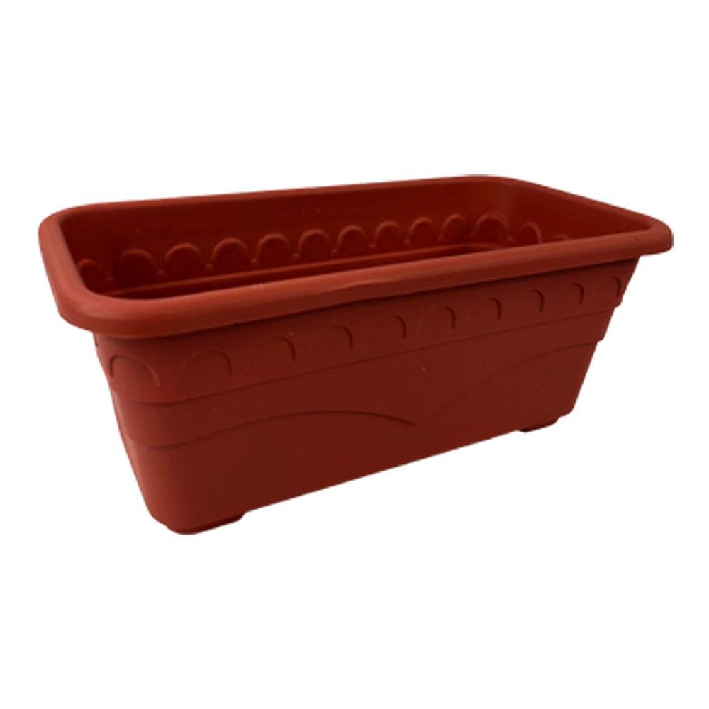 Macetero Plástico Gardens & Co Rectangular 34.5 cm x 17.5 cm x 13.5 cm - Surtido