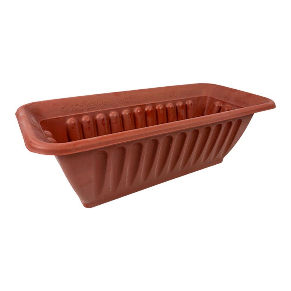 Macetero Plástico Gardens & Co Rectangular 37 cm x 17 cm x 12 cm - Surtido