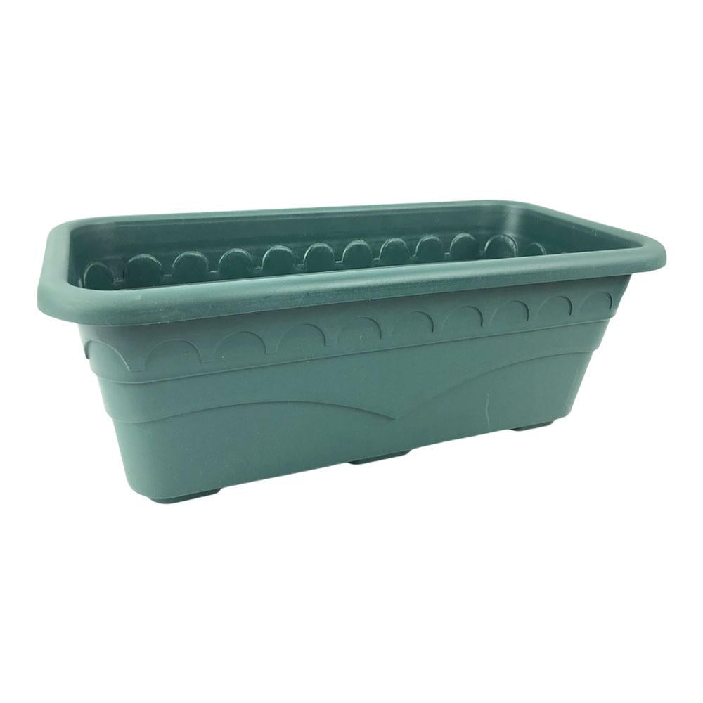 Macetero Plástico Gardens & Co Rectangular 39.5 cm x 19.5 cm 14 cm - Surtido