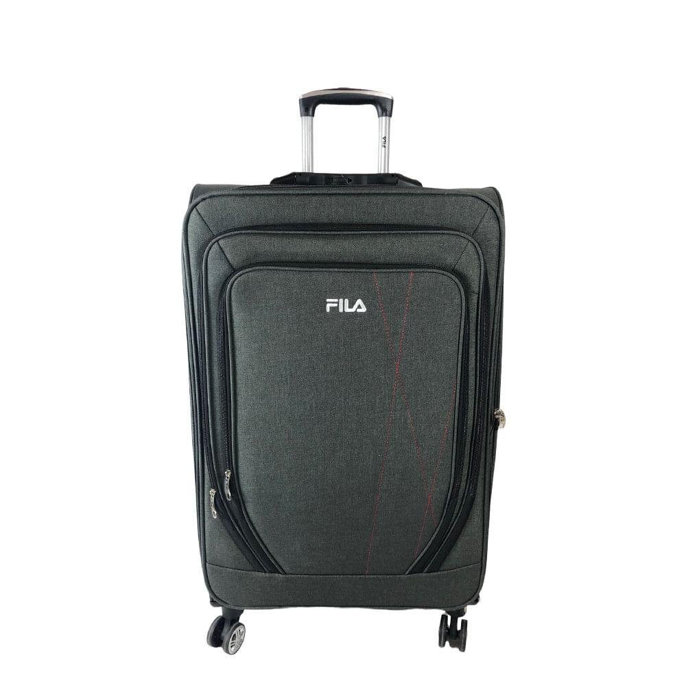 Maleta Lisa Fila Gris Oscuro 24" de 8 Ruedas